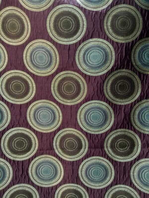 KD heavy curtain rug brown design 1pcs 140x200cm