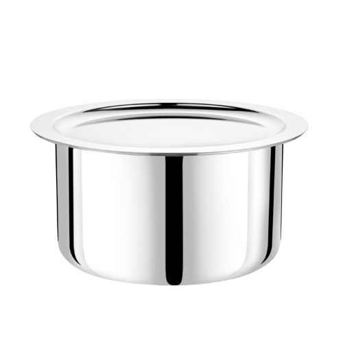 VINOD Doniv Titanium Triply Stainless Steel cooking pot Tope with Cover #14, 900 ml Capacity, Induction Friendly