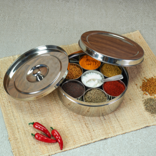 Vinod Stainless Steel Masala Dabba No.102 Diameter
