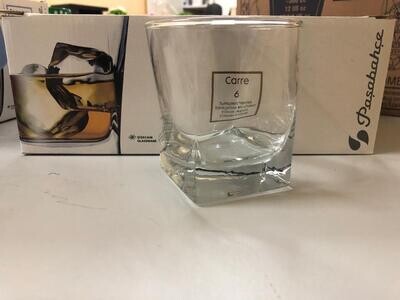 Pasabahce Carre 6pc Whisky Glass