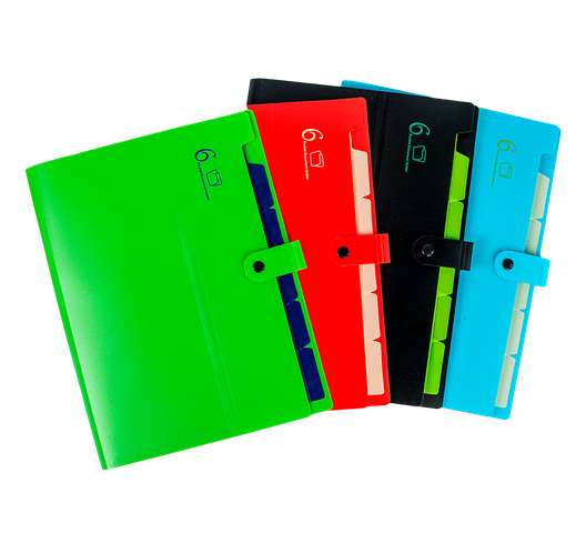 Officepoint Expanding File With Button DH5601B Black