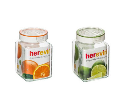 Herevin glass storage canister #143010 1L