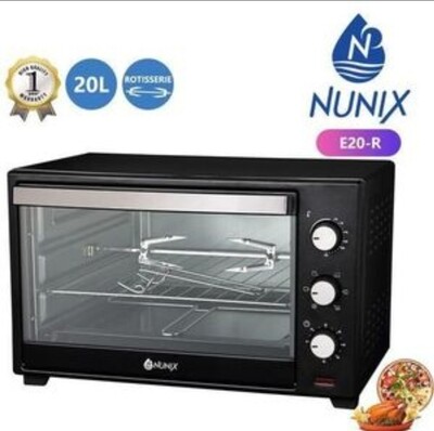 Nunix (E20-R) Electric Oven With Rotisserie 20L