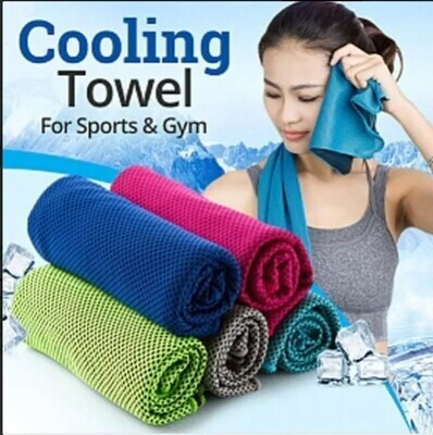 Sports instant cooling towel. Stays cool up to 2 hrs