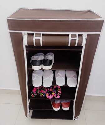 Yang Shoe Rack Cabinet with woven cover #5699