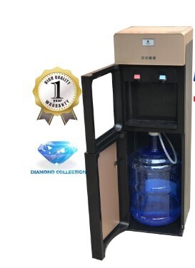 Nunix hot &amp; normal water dispenser #Z188 Bottom load, with cover for child lock