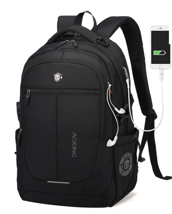 Aoking multipurpose travel laptop bag, travel bag, school bag with USB