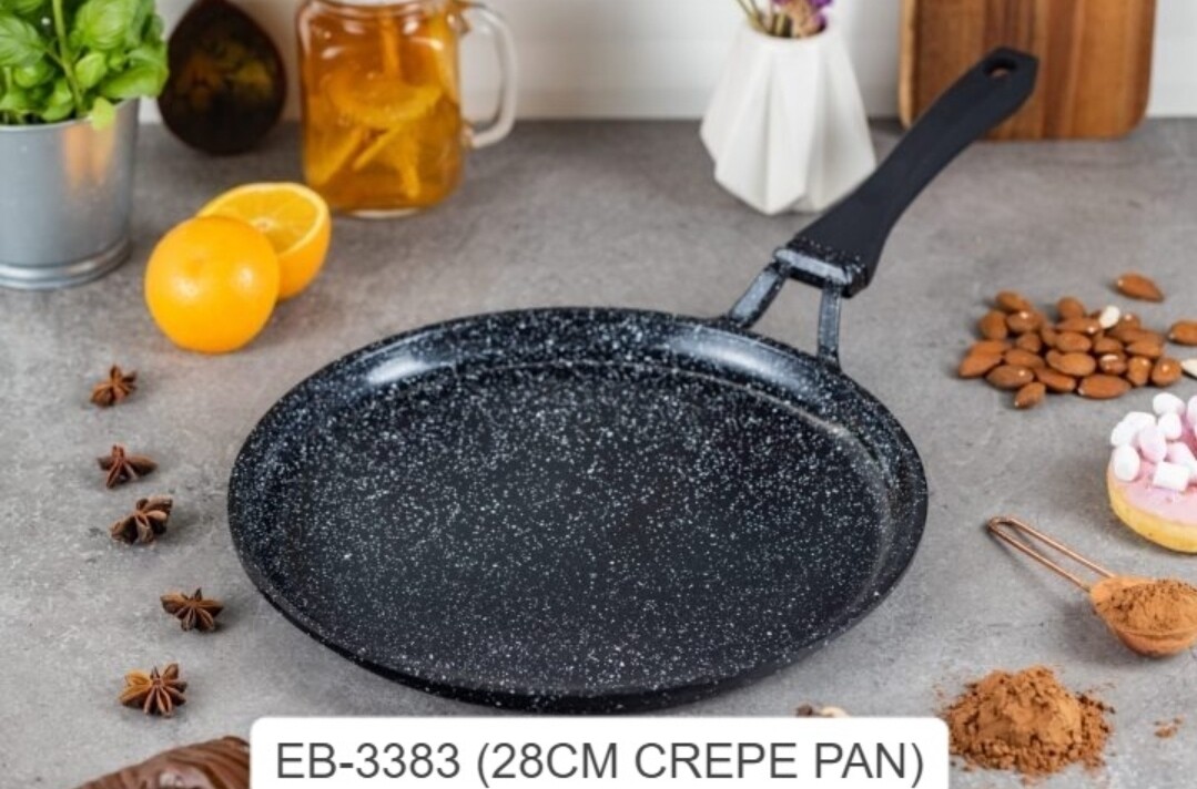 Edenberg Non-Stick Frying Chapati Pan 28cm - Die Cast Crepe Pan EB-3383