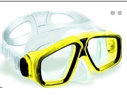 Swim mask PC lens/PC frame/PVC face mask and strap W-TM34