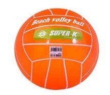 Super-K Beach Volley Ball Pvc, Pink, Blue, Green, Orange. 21Cm