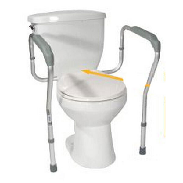 Health Toilet Support Frame Grab Bars - Adjustable Assistance for Elderly and Disabled, Model YM800N