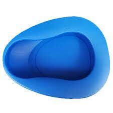 Blue plastic bedpan for stool DY074001