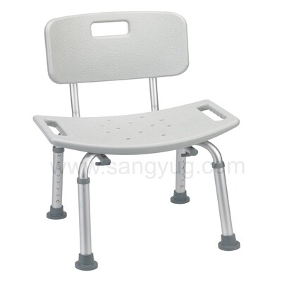 Aluminum shower chair with quick release back rest DY3798LQ
