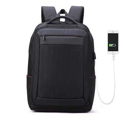 AOKING business back pack with charging port SN78077 Black