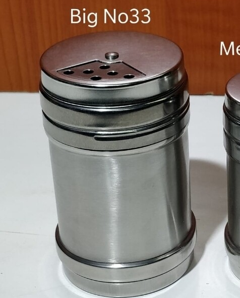 Stainless steel salt shaker 1pc LARGE size NO 33