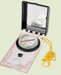 Acecamp Folding Map Compass With Mirror #3112