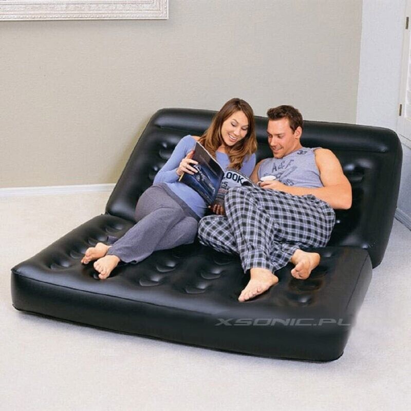 Bestway In Inflatable Sofa Air Bed Couch With Free Electric