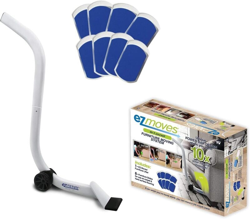 EZ Moves Furniture Moving System for Carpeted & Hard Floor Surfaces