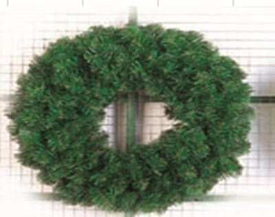 Christmas Wreath Plain Green 18" #Wo18