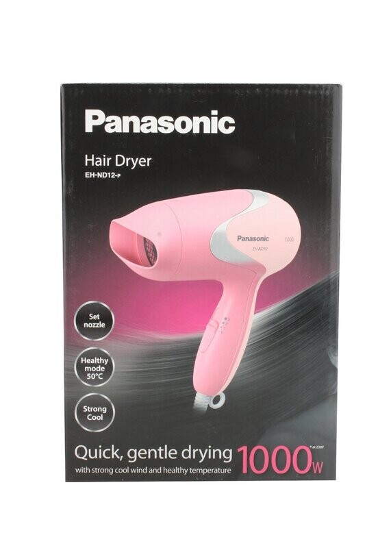Panasonic EHND12P62B 1000W Hair Dryer with Cool Air and Turbo Dry