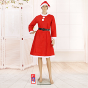 Christmas dress For Women Includes Hat Dress