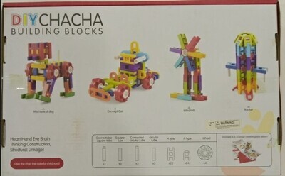 DIY building blocks 62pcs set for AGE 3+ DIY CHACHA