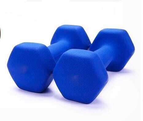 Neoprene Dumbbell 10kg in various colors (1pcs)