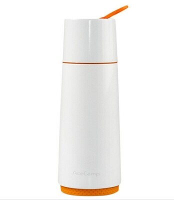 Acecamp Stainless steel Thermos Flask 370ml #1504 with extra storage space for tea bags