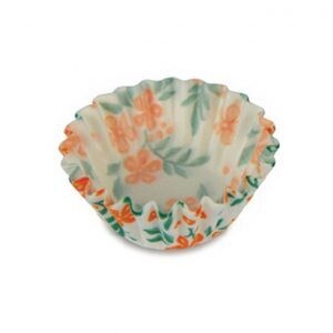 Cake cup floral 100 pcs pack 7.5CM CAKECASE7