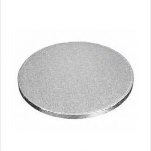 Generic cake board 9Inch round silver