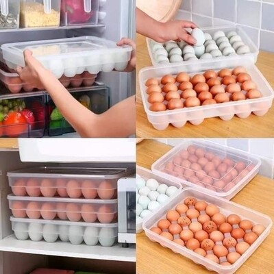 Eggs tray 34 pieces with cover