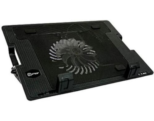Cursor Laptop Stand| Notebook Cooler Pad 160mm Silent Fan, 2*USB, Double Angle Tripod, LCP-850