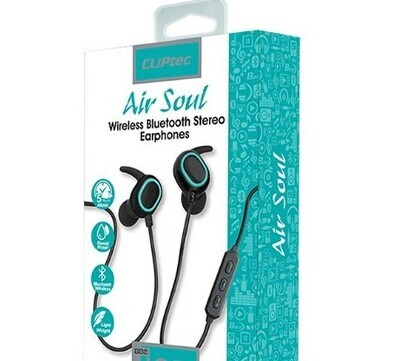 CLiPtec AIR-SOUL Wireless Bluetooth Stereo Earphones BBE102