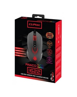 CLiPtec PINACO USB RGB 4000dpi Pro-Gaming Mouse RGS622