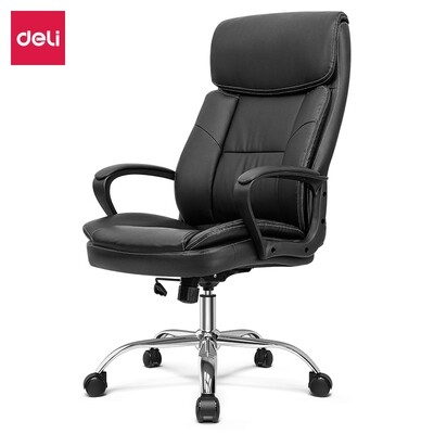 DELI 4913S executive high back ergonomic leather chair