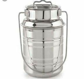 Vinod stainless steel milk can with handle 2ltr Barni with handle