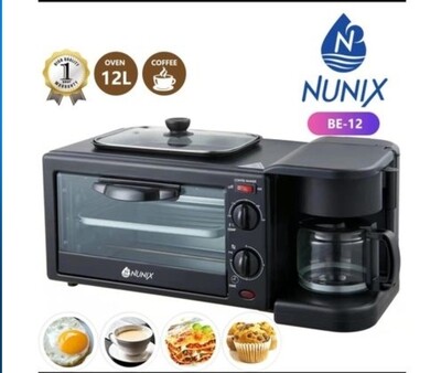 Nunix 12L breakfast maker Coffee maker, Toaster BE-12
