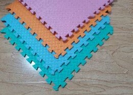 Eva Jigsaw Mat 60Cm X 60Cm X 1M. Set Of 4Pcs. For Kids Play Area With Grip For Extra Protection. Available  Yellow, Blue, Red, Green, Purple, Brown, Pink EVA-EJM661