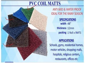 PVC Coil Mat 1 Meter X 48 X 12mm COILMAT-1M