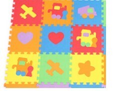 Eva Baby Floor Mats 10Pcs Pkt - Traffic 31x31x1Cm (MAT-TRAFFIC)