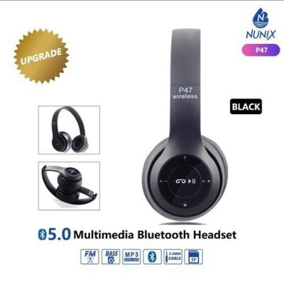 Nunix multimedia bluetooth headset P47