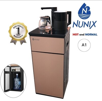 Nunix A1N Hot & Normal water dispenser bottom load. comes with 2 kettles as per picture