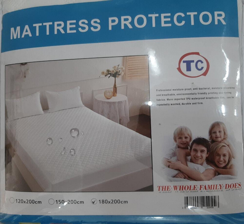 TC Waterproof mattress protector  Hypoallergenic, water proof  microfiber breathable fabric surface conjugated quilted sheets for extra soft 120x200cm (4x6)