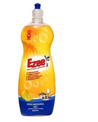 Ezee Sparkling Lemon Dishwashing Gel 800ml
