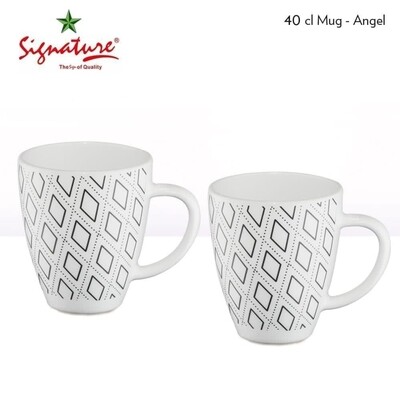 Signature 40cl mugs angel 6pcs