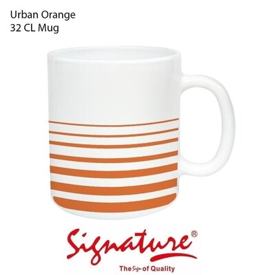 Signature 32cl mugs urban orange 6pcs