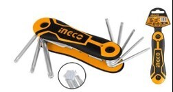 INGCO 8-Piece Torx Key Set - Compact and Convenient