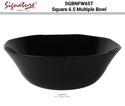 Signature 6.5 Square Multiple Bowl Black Opal Ware GBNFW65T