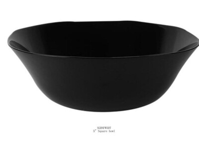Signature 5" Square Soup Bowl Black Opal Ware - Model SGBNFW50T