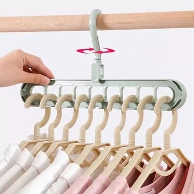 Magic folding hanger organizer. Available in 5 colours